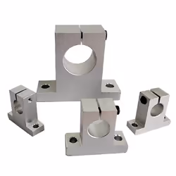 2 Pcs Linear Motion Rail Clamping Rod Rail Coupling Mount SK10 10mm