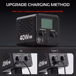 40W Pro LED Video Light Dual Color Temperature 2500K-6500K