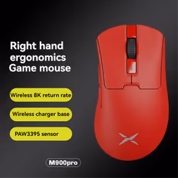 M900pro Wireless Gaming Ergonomic Mouse Red