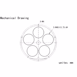 Telescope Filter Wheel Metal Filter 5 Positions 2inch