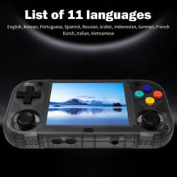 XU Mini M Game Console 64GB 10700 Games 2.8 Inch IPS Linux Black