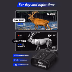 Digital Infrared Night Vision Binoculars Telescope 300M Black