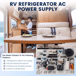 RV Refrigerator AC Power Supply Circuit Board Kit for Camping Trailer