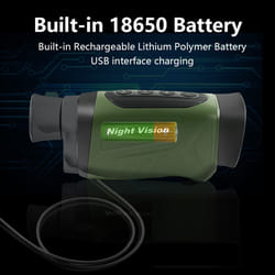 Digital Night-Vision Monocular 40MP 2.5K Infrared Telescope Black