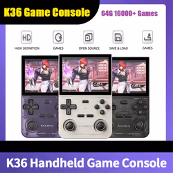 K36 Handheld Retro Game Console for PSP/MAME/N64 Video Game Player A