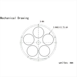 Telescope Filter Wheel Metal Filter 5 Positions 1.25inch