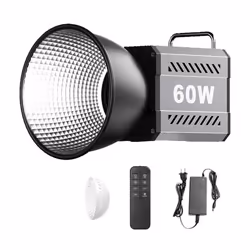 60W Pro Portable COB Photographic Studio Light EU Plug