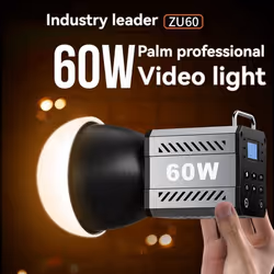 60W Pro Portable COB Photographic Studio Light EU Plug