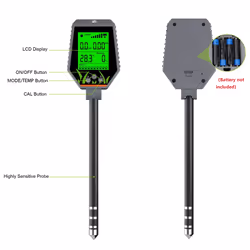 PH/EC/Humidity/Sunlight/Fertility/Temp Digital Soil Moisture Tester