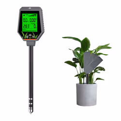 PH/EC/Humidity/Sunlight/Fertility/Temp Digital Soil Moisture Tester