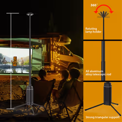 Portable Camping Lantern Telescopic LED Work Light
