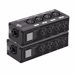 1 Pair 4 Channel XLR/ Audio RJ45 Cat5/Cat6 Ethernet Extender