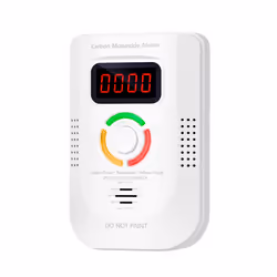 Carbon Monoxide Detector Alarm Photoelectric Sensor EU Plug