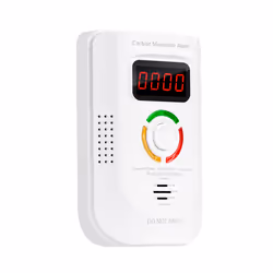 Carbon Monoxide Detector Alarm Photoelectric Sensor EU Plug