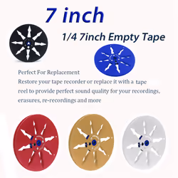 7 Inch 8 Hole Opener Empty Reel for Pioneer Analog Audio Recorder E