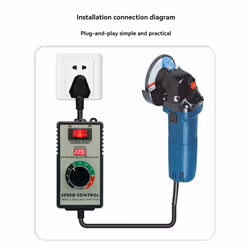 4000W Variable Voltage Regulator Grinders Controller UK PLUG