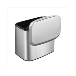 Compost Bin 1.05 Gallon Wall Mounted Trash Can with Lid, Garbage Can