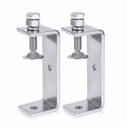 Metal C Clamp Woodworking C-Clamp with Wide Jaw Opening (130MM),2PCS
