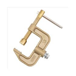 Welding Ground Clamp, 500A Current G-Type Solid Brass Ground Clamp