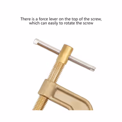 Welding Ground Clamp, 500A Current G-Type Solid Brass Ground Clamp