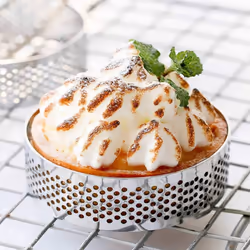 8Pcs Cake Mousse Ring Round Double Rolled Tart Ring Metal Mold 8cm