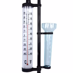 Weather Station, Weather Station Rain Gauge,Gauge and Thermometer
