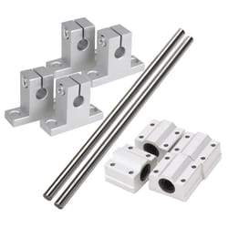 Horizontal 8mm Dia Linear Motion Ball 200mm Linear Shaft Optical Axis