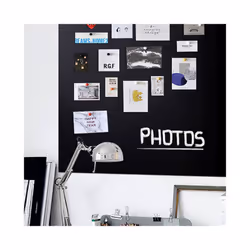45X100cm Magnetic Chalkboard Wall Stickers Children Note Board Black