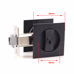Hardware Anti-Theft Lock Contemporary Privacy Square Door Lock