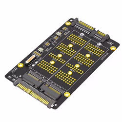 NVME PCI-E SSD to U.2 SFF-8639 & M.2( NGFF) SATA SSD to SATA Adapter