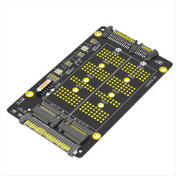 NVME PCI-E SSD to U.2 SFF-8639 & M.2( NGFF) SATA SSD to SATA Adapter