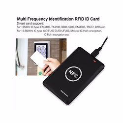 125KHz Card Duplicator, 13.56MHz Encrypted Card Decoder, NFC Tag