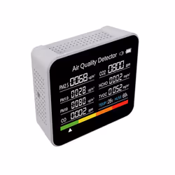 9 In1 Air Quality Monitor Meter Carbon Dioxide PM2.5 PM1.0 Detection