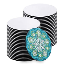 35Pcs Round Sublimation Blank Coasters Sublimation Blank Cup Mat