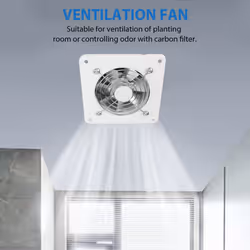 4 Inch Inline Duct Fan Air Ventilator Pipe Ventilation Exhaust Fan