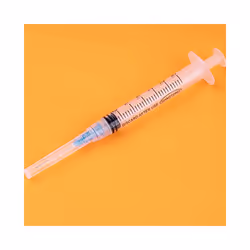 3Ml Syringe with 23G 1In Needle - Disposable Individual Packaging