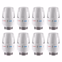 8Pcs Thermostatic Radiator Valve Thermostat Radiator Valve