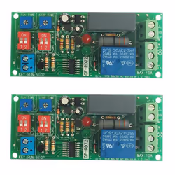 2PCs Dual Time Adjustable Delay Timing Relay Repeat on OFF Switch