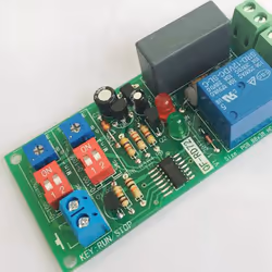 2PCs Dual Time Adjustable Delay Timing Relay Repeat on OFF Switch