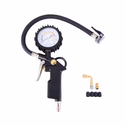 Car Tire Pressure Gauge with 90 Degree Valve Extender for Car Truck