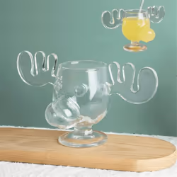 Christmas Vacation Cup Set Glass Cup Holiday Glassware for Drinks
