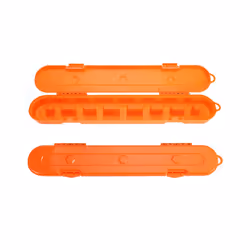 Chainsaw Chain Storage Case,Chainsaw Chain Organizer Box (Orange)