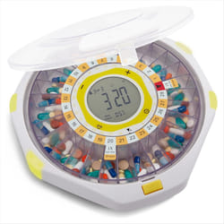 Automatic Pill Dispenser,28-Day Capacity, Sound & Light Alerts