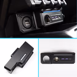 Car Charger Power Dual USB Charger Adapter For Jimny 19-23 LHD