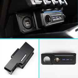 Car Charger Power Dual USB Charger Adapter For Jimny 19-23 LHD