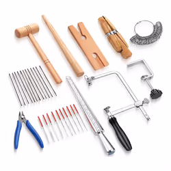 Tool Set Includes Jewelers Saw Frame Bench Needle Clamp