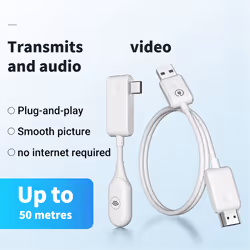 -Compatible Transmitter Receiver Extender Kit 50M for TV Camera