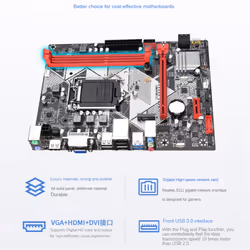 B75-H Desktop Computer Motherboard LGA1155 USB3.0 16GB DDR3 RAM Card