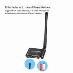 Wireless Audio Music Transmitter and Receiver for DVD TV Computer CD