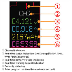 8-Channel 18650 Lithium Battery Capacity Tester Module